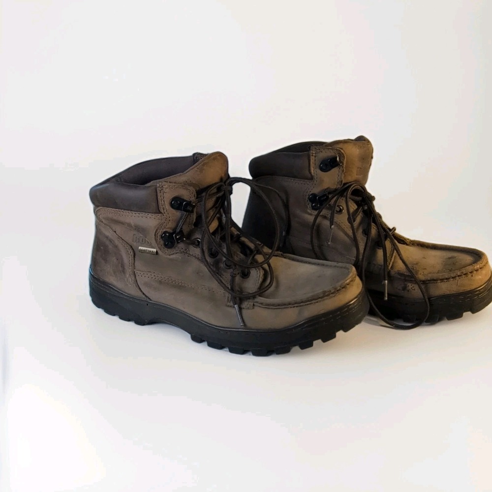 Rocky Gore-Tex Waterproof‎ Leather Hiking Work Boots Mens 10.5 med Vibram Style